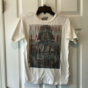 Boys large darth vader t shirt